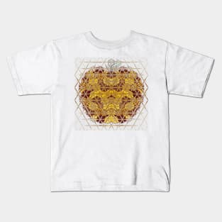 golden apple mosaic Kids T-Shirt